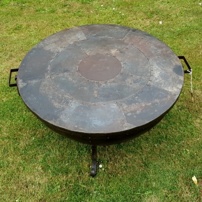 Kadai Recycled Metal Shield - Kadai Recycled Metal Cover